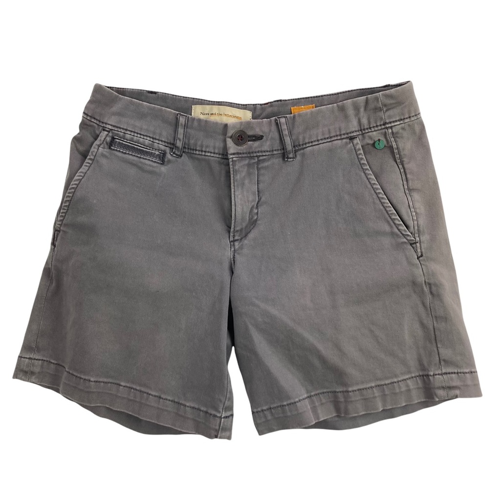 Anthropologie Pilcro Hyphen MIDI Stretch Shorts